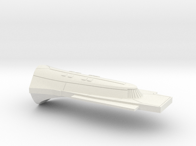 1/1400 Vivace Class Rear Secondary Hull in White Natural Versatile Plastic
