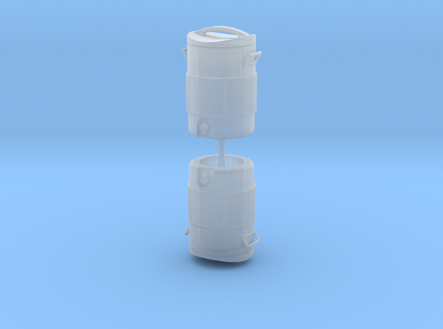 1/24 scale 5 gallon water cooler jug in Tan Fine Detail Plastic: Small