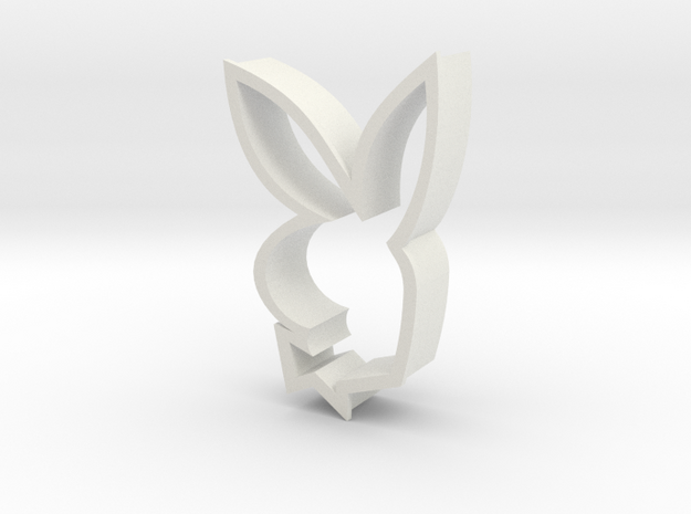 Iconic Bunny in White Natural Versatile Plastic