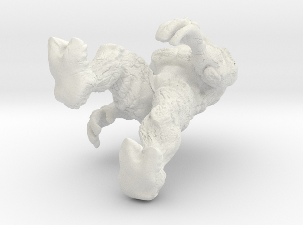 Mindless Rock Monster 1 in White Natural Versatile Plastic