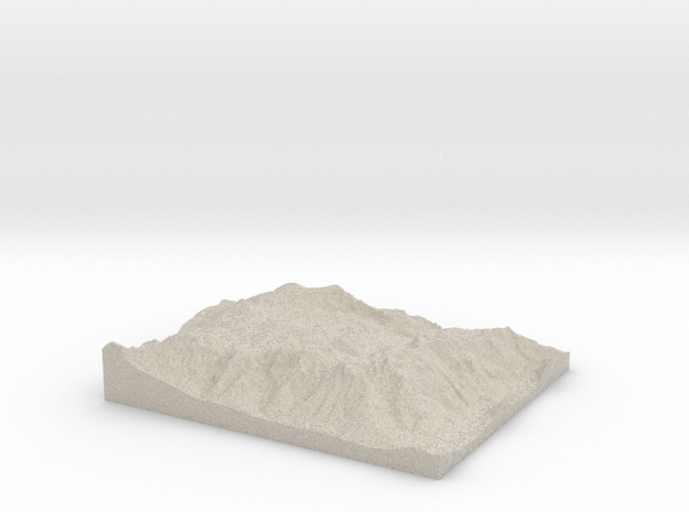 Model of Hochwies in Natural Sandstone