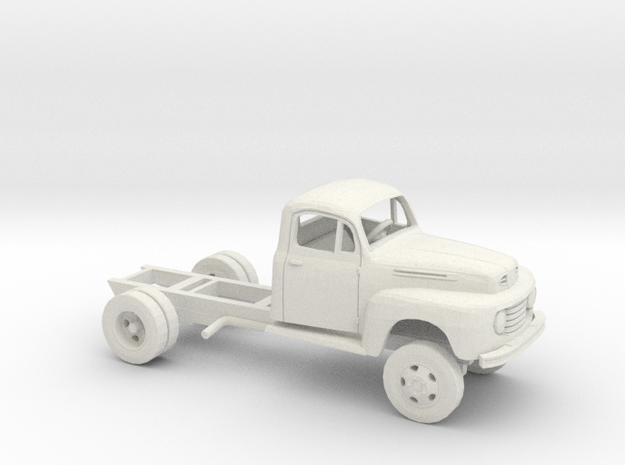 1/64 1948-50 Ford F-Series Cab and Frame Kit in White Natural Versatile Plastic
