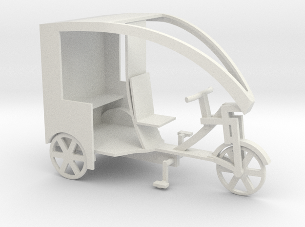 pc35-pedicab in White Natural Versatile Plastic