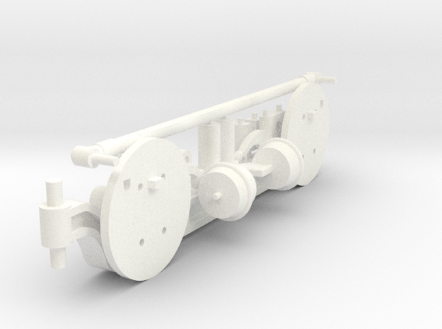 steering axle 1-16 scale in White Processed Versatile Plastic