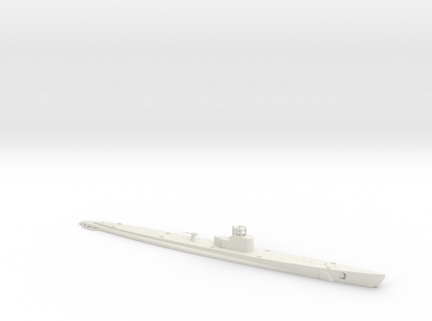 1/350 Scale USS Cachalot SS-170 Waterline in White Natural Versatile Plastic