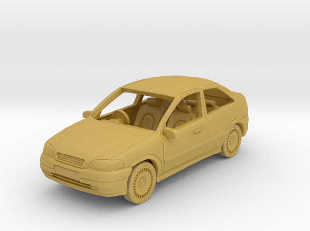 Vauxhall Astra 3 door 1/120 in Tan Fine Detail Plastic