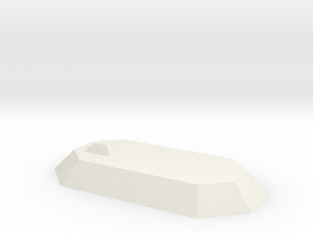 CSS Albemarle (Casemate) (1/160) in White Natural Versatile Plastic