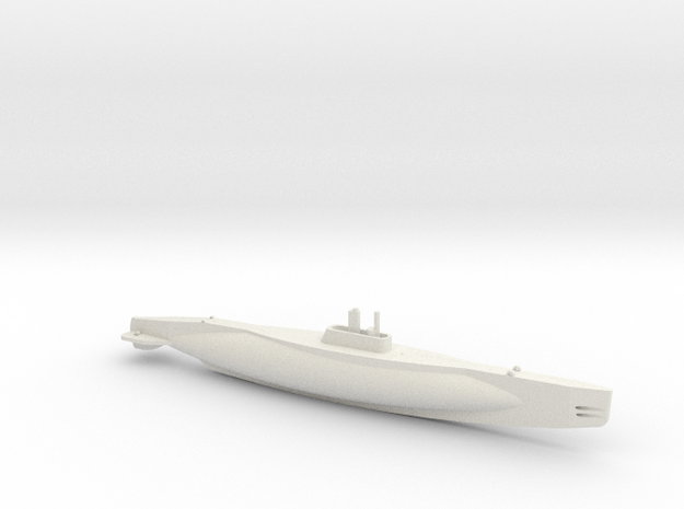 1/350 Scale USS L-Class Submarine in White Natural Versatile Plastic