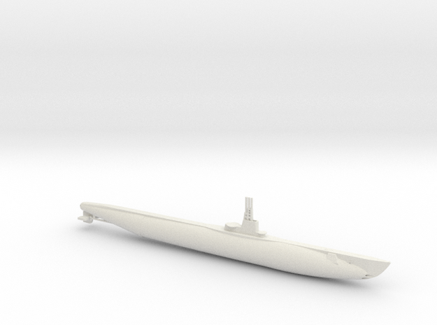 1/350 Scale USS Salmon-class  in White Natural Versatile Plastic