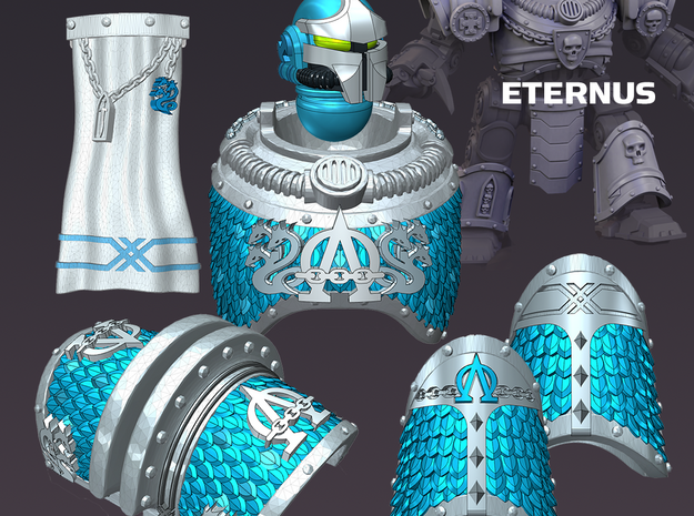 Hydra Legion: Full Eternus Conv. Kit 1 in Tan Fine Detail Plastic