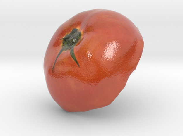 The Tomato-2-Upper Half-mini in Glossy Full Color Sandstone
