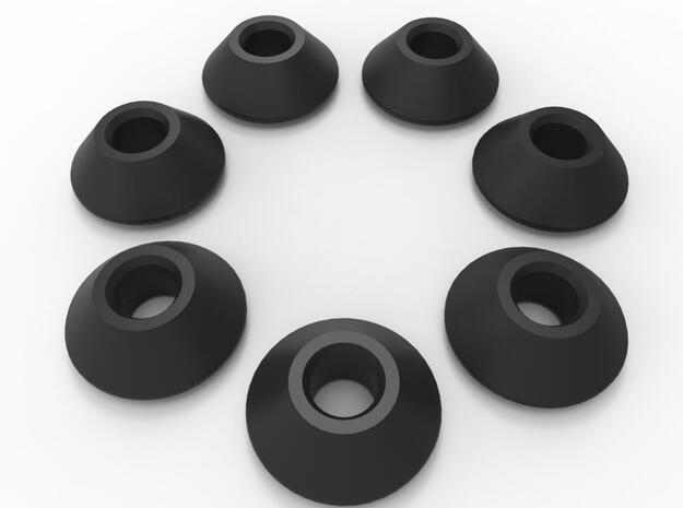 Roller Wheel - Autohelm 4000 / ST4000 (set of 7) in Gray PA12 Glass Beads