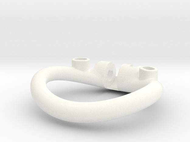 35 Curved Ring 45x35 in White Premium Versatile Plastic