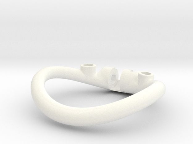 45 Curved Ring 55 x 45 in White Premium Versatile Plastic