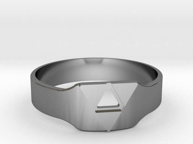 Zelda band All sizes, Multisize in Fine Detail Polished Silver: 13 / 69
