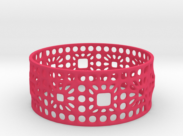 bracelet in Pink Processed Versatile Plastic