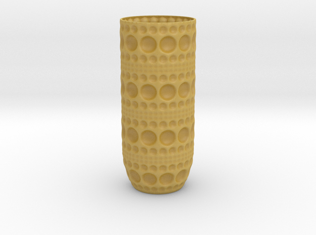 Vase AD11B in Tan Fine Detail Plastic