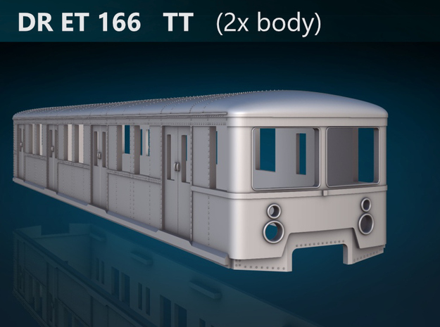 DR ET 166  TT [2x body] in Tan Fine Detail Plastic