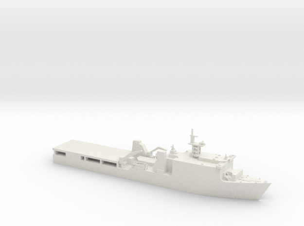 1/700 Scale USS Whidbey Island LSD-41 in White Natural Versatile Plastic