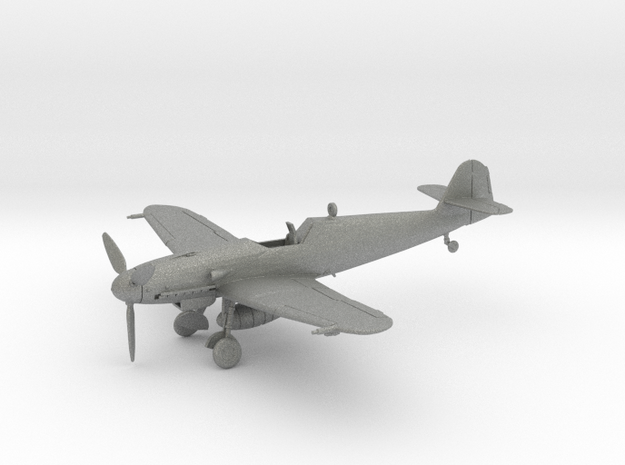1/100 Germany Bf-109 G14 AS Fuselage in Gray PA12