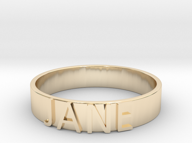 Jane Ring All sizes, multisize in 14k Gold Plated Brass: 11.5 / 65.25
