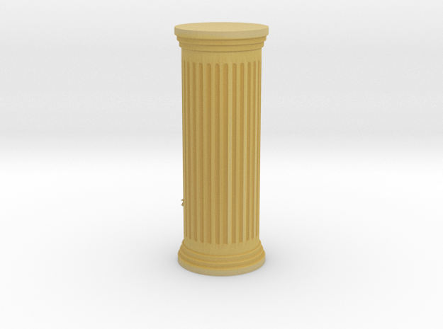 saeulentank_500_Liter column tank in Tan Fine Detail Plastic: 1:87 - HO