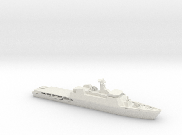 1/700 Scale Damen 2600 Military OPV in White Natural Versatile Plastic
