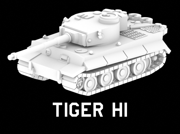 Tiger H1 in White Natural Versatile Plastic: 1:220 - Z