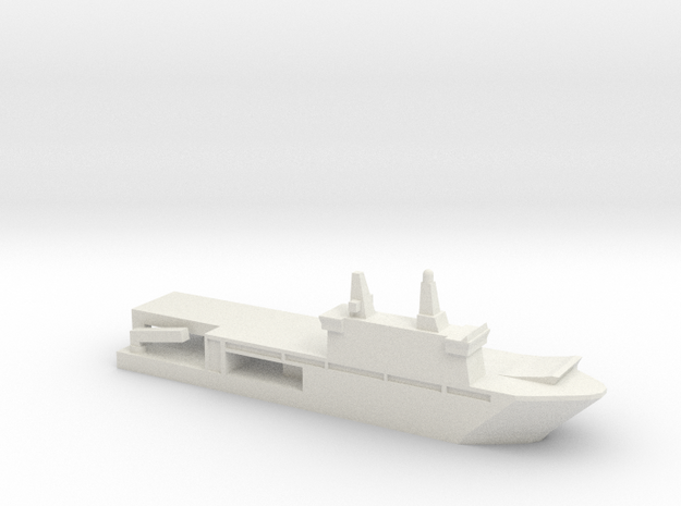 Plataforma Naval Multifuncional, 1/1800 in White Natural Versatile Plastic