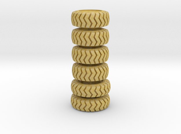 old style TYRES for the 1/144 USN A/S32A-35 Tilly in Tan Fine Detail Plastic
