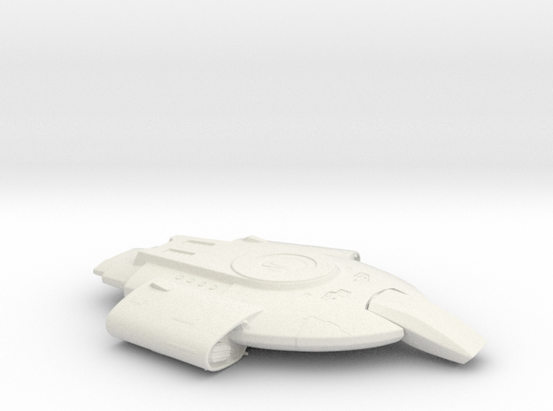 Star Trek U.S.S. Defiant in White Natural Versatile Plastic