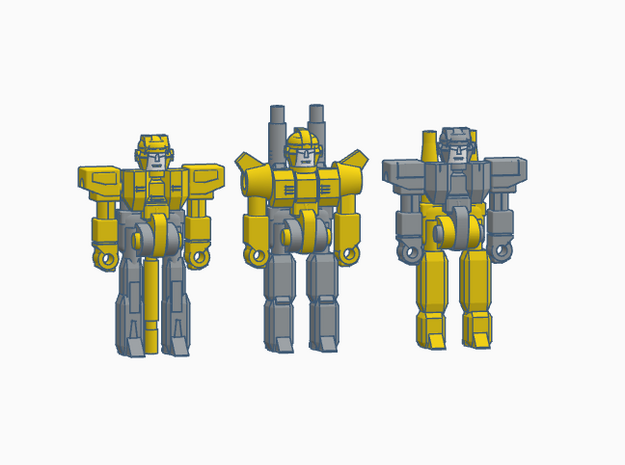 Team Supreme RoGunners  in Yellow Processed Versatile Plastic: Large
