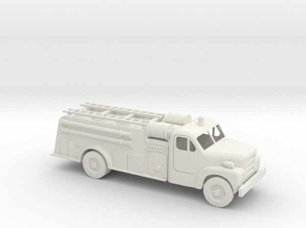 1/72 Scale Mack 1956 Fire Truck in White Natural Versatile Plastic