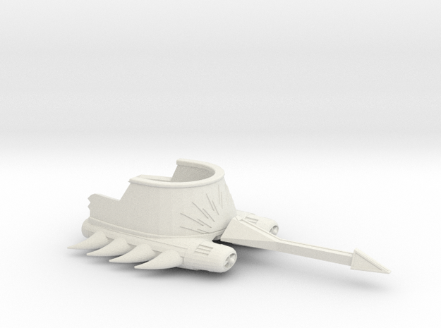 Air Chariot in White Natural Versatile Plastic