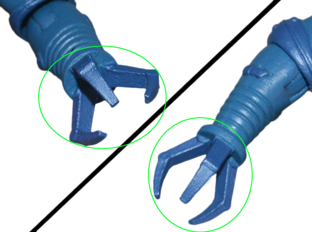 Multibot Robotic Hands Classics in Basic Nylon Plastic