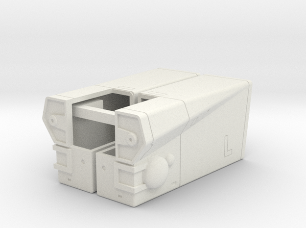 LoGH Imperial Carrier 1:3000 (Part 3/4) in White Natural Versatile Plastic