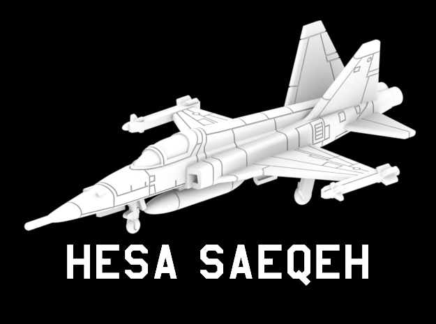 HESA Saeqeh (Loaded) in White Natural Versatile Plastic: 1:220 - Z