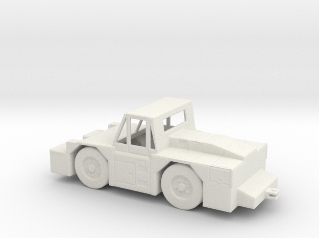 1/144 Scale WT500E-1 Tow Tractor in White Natural Versatile Plastic