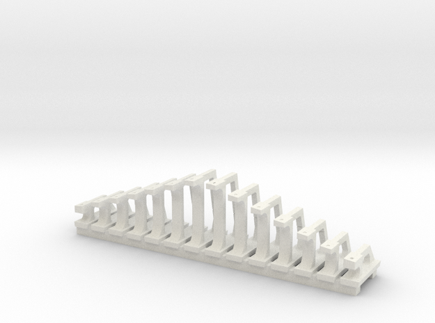 z-100-sr-platform-ramp-brackets in White Natural Versatile Plastic
