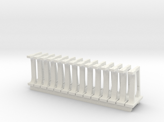 z-100-sr-platform-brackets in White Natural Versatile Plastic