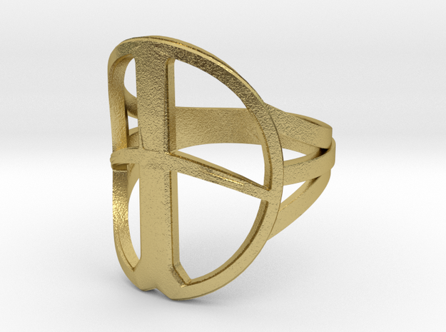 XP Deus Ring ringsize 22mm in Natural Brass