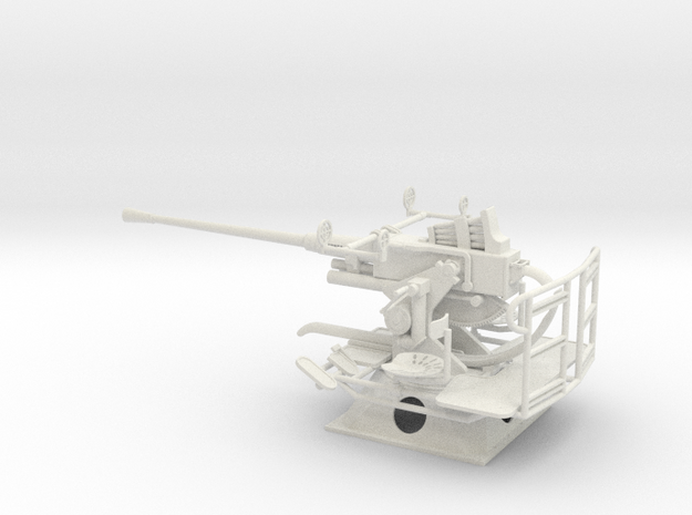 40mm bofors complete 24th v6 in White Natural Versatile Plastic