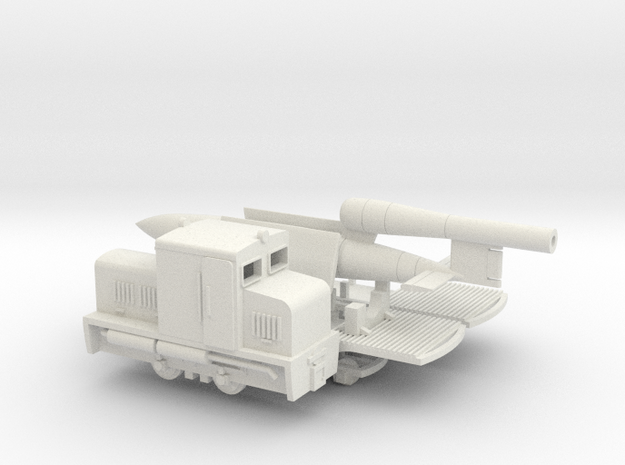 1/144 V1 Transport train  in White Natural Versatile Plastic: 1:144