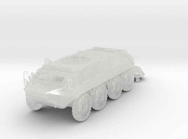 BTR-60 PB late version (open) in Clear Ultra Fine Detail Plastic: 1:120 - TT