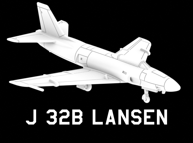 J 32B Lansen (Clean) in White Natural Versatile Plastic: 1:220 - Z