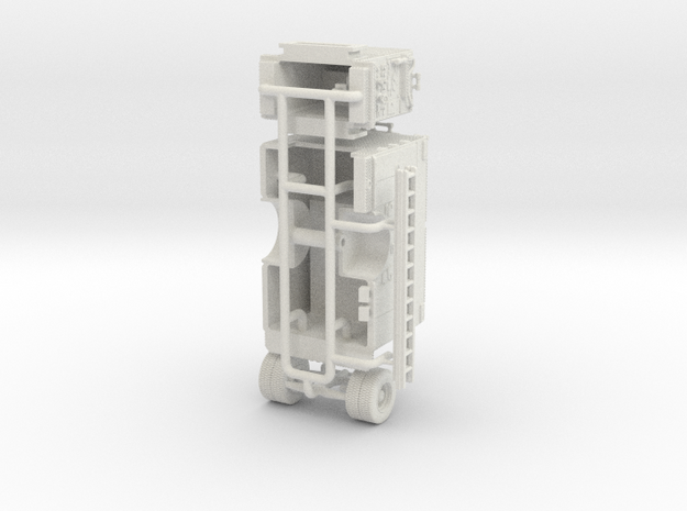 1/87 Seagrave Rescue Pumper W/ Ladder Rack Compart in White Natural Versatile Plastic