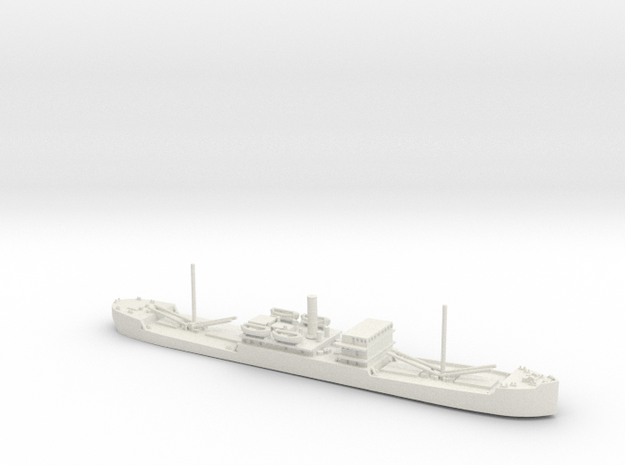 1/700 Scale 9500 Ton Steel Cargo SS Tampa in White Natural Versatile Plastic