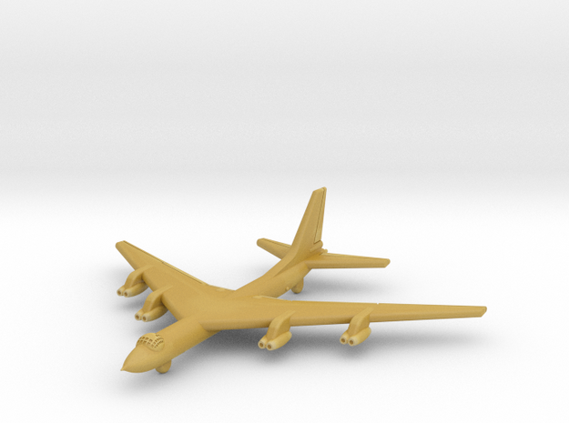 YB-60 Bomber (with support tabs) in Tan Fine Detail Plastic