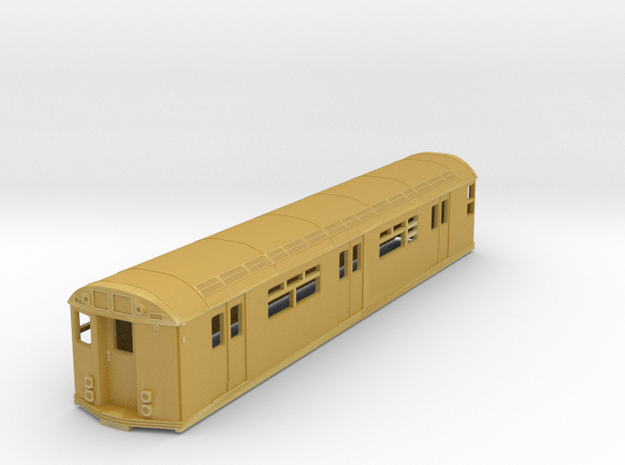N Scale R33 New York Subway Car in Tan Fine Detail Plastic