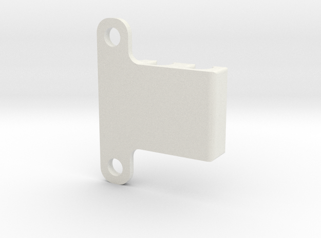 Cable holder B74.2 Team Associated 3.5mm in White Natural Versatile Plastic